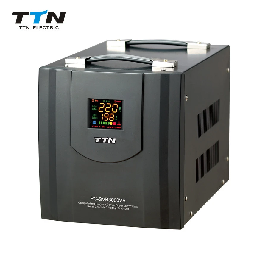 TTN PC-SVB 5000VA AC Automatic Voltage Stabilizer / Voltage Regulator Relay Control TTN Electric