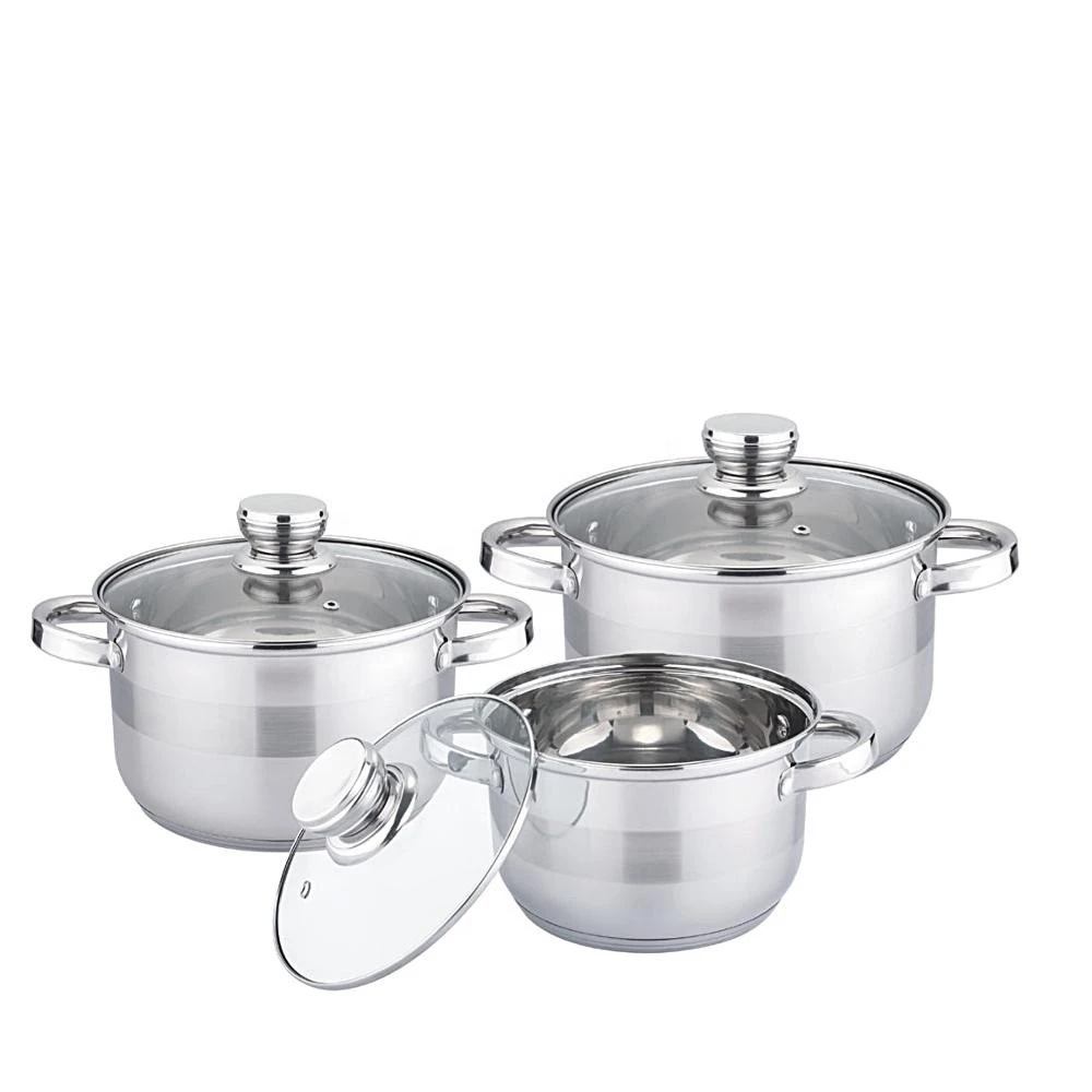 10PCS Stainless Steel Cookware Set Pan and Pot Set with Big Size Casserole  - China Cookware Set and Stainless Steel Cookware price