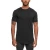 Import TX022 Casual mesh breathable black pro club slim fit sport t-shirt mens polyester t shirt plain from China