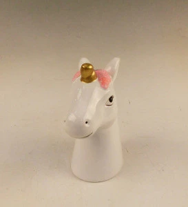 Unicorn figurine ceramic money box for home decoration