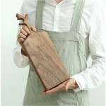Unique Design High Quality Eco-friendly Chopping Block Black Walnut Wooden Cutting Board