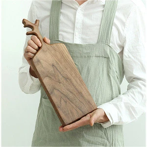 Unique Design High Quality Eco-friendly Chopping Block Black Walnut Wooden Cutting Board