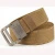 Import Unisex Double D Ring Nylon Web Belt Adjustable Solid Canvas Belt from China