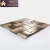 USA style 3D Aluminium Metal mixed Crystal Glass Mosaic for Modern Wall Decoration