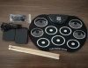USB MIDI drum kit PC desktop roll up electronic drum