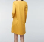 v neck long sleeve pregnant dress bulk wholesale maternity clothing