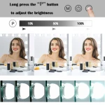 Vanity Mirror Lighted Makeup Mirror With Light Dimmable Brightness Hollywood Mirrors