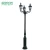 Import Victorian style outdoor two lamp head garden pole light street lamp post from China