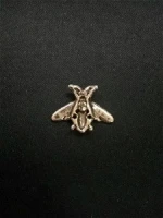 Vintage Antique Stereoscopic Cameo Metal Cute Bees Insect Brooches Pins Party Accessories Jewelry