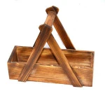 Vintage Mini Garden Wooden Flower Pot Planter