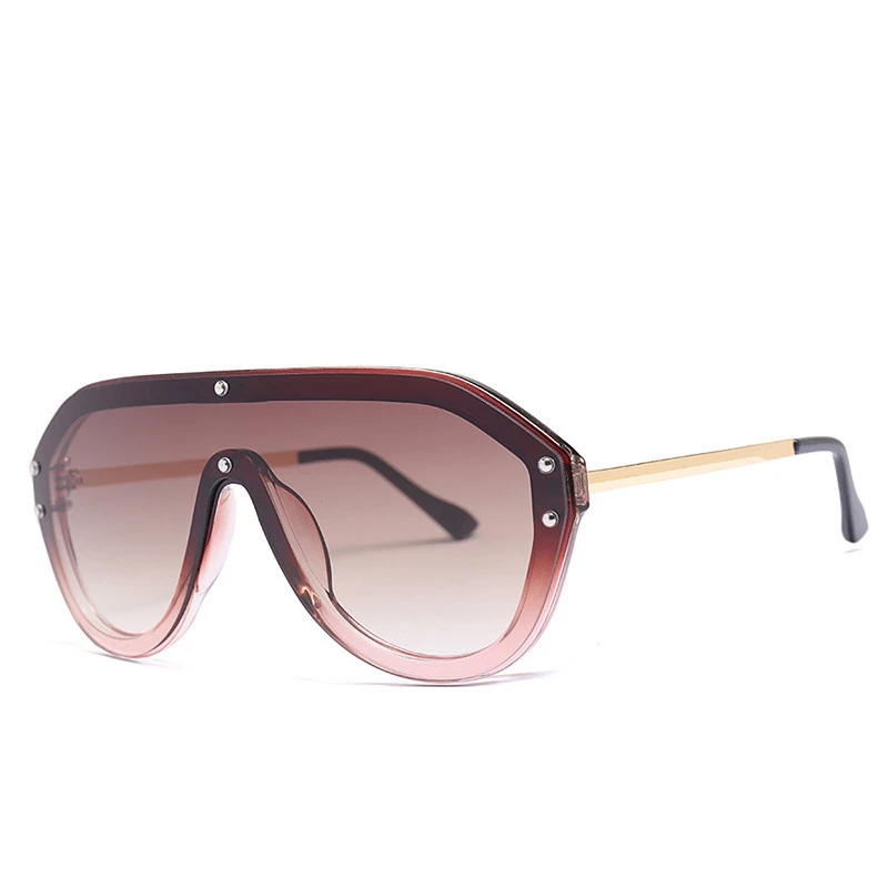Vintage Oversized Sunglasses 2020 Women Men Big Frame Shade Sun Glasses Italian Brand Designer Top Fashion Eyewear