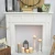 Import Vintage Used Free Standing Classic Decorative Wooden Fireplace, Antique French Style Indoor Mdf wood Mantel from China