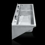 Wall Mounted Hospital hand wash sink basin stainless steel wash basin for commercial use
