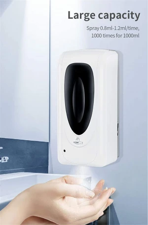 Wall mounted touchfree automatic soap/gel/foaming hand sanitizer dispenser with floor stand