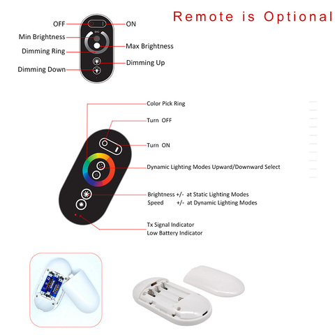 Wall Control Computer Led Buy Wallmount Led Controller Custom 12v 24v Rgb Rgbw Strips Rf Remote ...