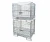 Import Warehouse Collapsible Galvanized Wire Mesh Container from China