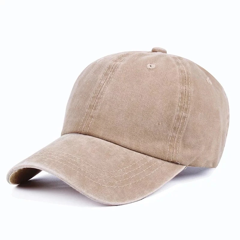 Washed Women&#39;s  Baseball Caps european style hat cap Fashion Sun Protection Hats for couples