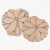 Import Water Lily Lotus Drink Coasters Mat Wooden Round Cup Table Mat Home Decoration Kitchen Accessories Tea Coffee Mug Placemat from Hong Kong