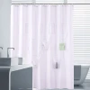Water-Repellent Fabric Custom Print Shower Curtain  Mildew-Resistant Machine Washable White Bathroom Shower Curtains