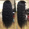 Water Wave Transparent Lace Frontal Wigs Wet And Wavy Water Wave Curly Human Hair Wig Natural Remy Brazilian Human Hair Wigs