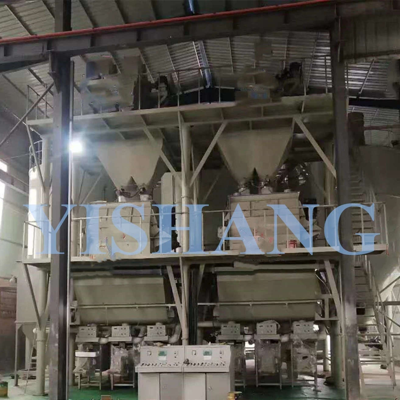 Waterproof mortar sound insulation plaster mixer equipment ceramic tile adhesive sand cement grout mixer plant