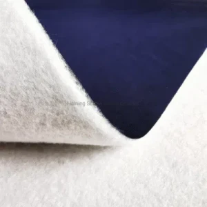 Waterproof Woven Navy Nylon Mattress Fabric Bonded with Fr Non-Woven for Student Prison Mattress