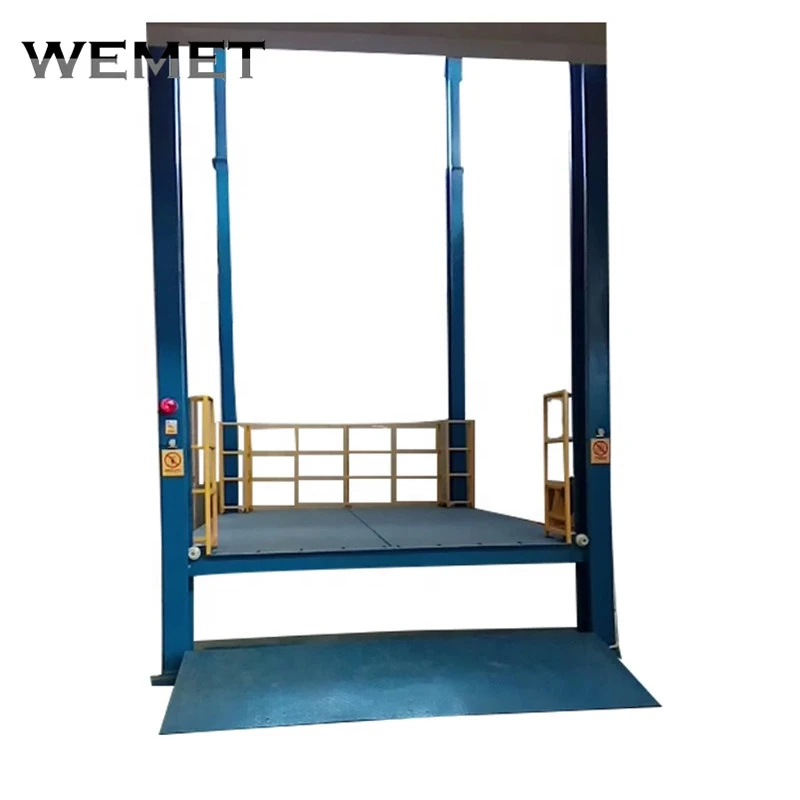 WEMET good quality commercial 4 post hydraulic car lift/car lift bridge 220v