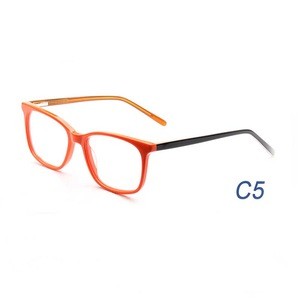 Wenzhou Wholesale Gentlemen Acetate Optical Frame Square Stylish Eyewear Frame