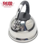 Whistling Tea Water Whistle Stovetop Kettle Silver Stainless Steel Whistling Modern Tea Pot Best Price