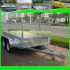 Wholesale buy Factory made High quality Galvanized Tandem Cage/Box trailer CT0080E-1