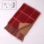 Import Wholesale cashmere tassel square women scarf winter square lattice shawl from China