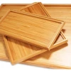 Wholesale cheap natural bamboo environmental protection serving trays wooden tray