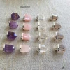WHOLESALE CLEAR CRYSTAL AMETHYST ROSE QUARTZ SMOKY HANDMADE PENDENT JEWELRY NATURAL CRYSTAL AGATE GEMSTONE