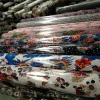 wholesale cotton rayon fabric printed yarn for shirt/pants/dress stock lot rayon spandex fabric