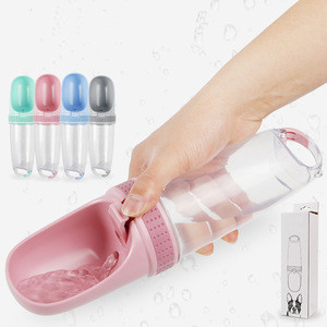 Wholesale Custom Eco-friendly ABS Portable Dog Water Bottle Outdoor Travel Pet Dog Water Bottle