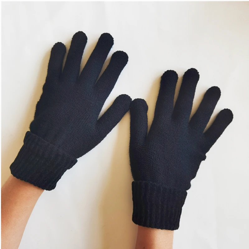 Wholesale Custom Knitted Acrylic Gloves Magic Gloves In Daily Life In Winter