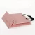 Import Wholesale Custom Logo Pink Luxury Kraft Gift Takeaway Cloths Shopping Paper Bag With Handle from China