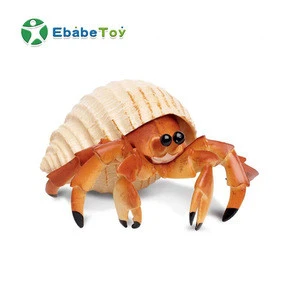 Wholesale custom marine organism crab toy plastic animals