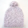 Wholesale Custom Polyester Marl Color Knitted Beanie For Cold Weather