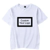 Wholesale Custom Printed Embroidered Logo Ring Spun Men Cotton T Shirt