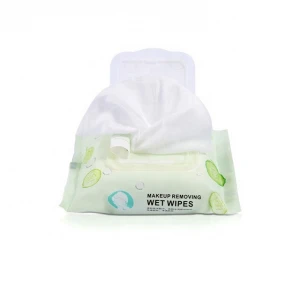 Wholesale custom private label makeup remover wipes individual packaged wet wipes