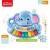 Import Wholesale educational cartoon elephant musical piano  keyboard electronic organ set musical instrument toy with music and light. from China