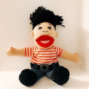Wholesale factory custom cartoon character Hand Puppet stuffed with cotton