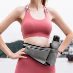 Wholesale high capacity multi pockets popular waist bag bottle holder outdoor sport running waist bag