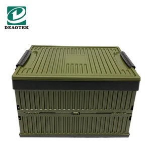 Wholesale high quality plastic foldable storage crate for food freshness preservation