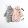 Wholesale in stock newborn infant swaddling nursling cotton knitted baby sleeping bag