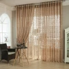 wholesale jacquard transparent  curtain fabric for balcony living room and bedroom