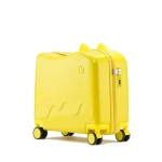 Wholesale large capacity kids 18 inch animal travel ride on trolley luggage suitcase