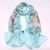 Import wholesale long logo print scarf silk scarf from China