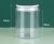 Import Wholesale Low price 50x68mm Clear Plastic PET Bottles Jars Containers With Aluminum Lid from China